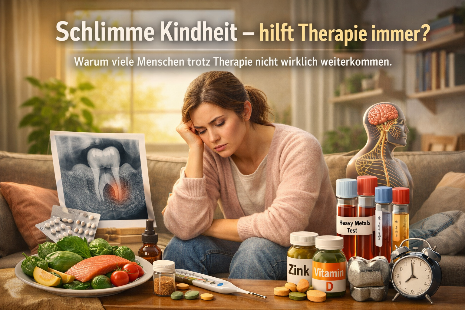 Schlimme Kindheit: Warum Therapie allein oft nicht genügt.